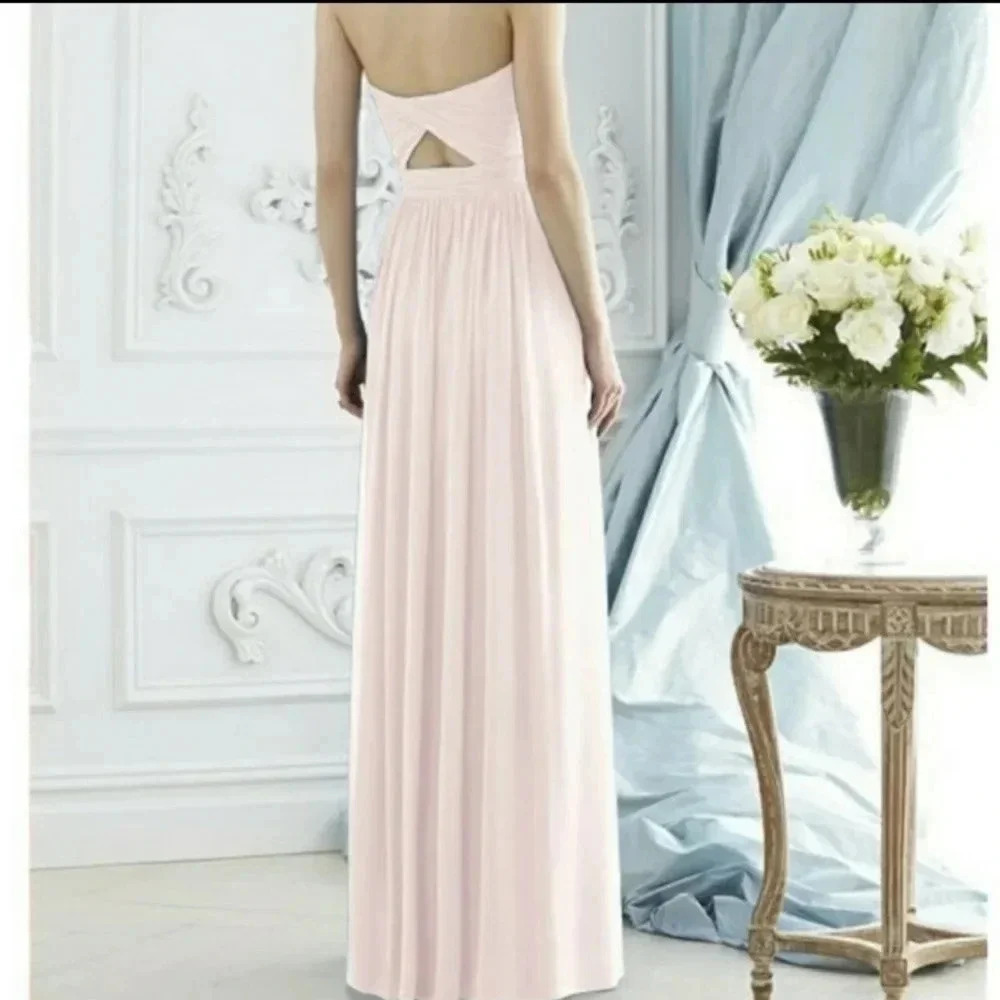 NWT Dessy Collection Style 2942 in Blush Size 10 - Picture 4 of 14